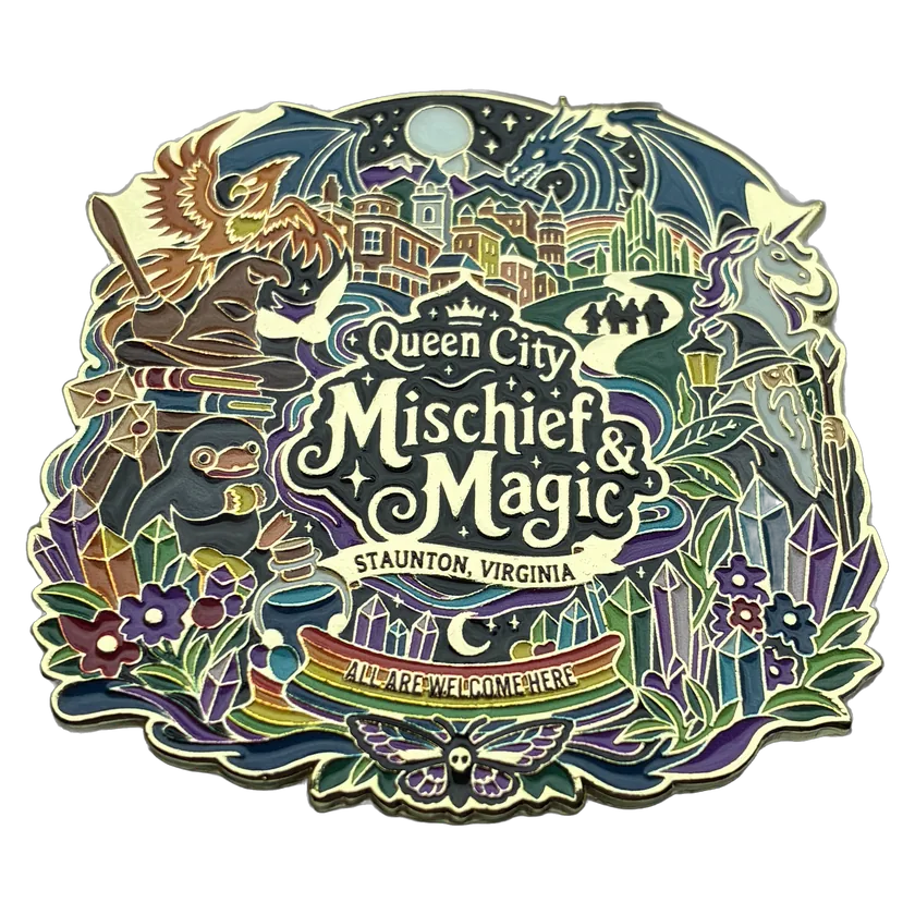 Queen City Mischief & Magic Souvenir Pin